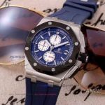 Perfect Replica Audemars Piguet Royal Oak Offshore Watches Blue Dial